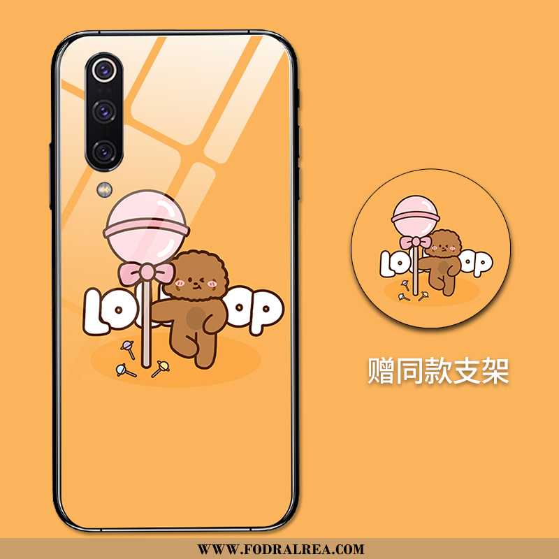 Skal Xiaomi Mi 9 Trend Spegel Kreativa, Fodral Xiaomi Mi 9 Silikon Gul