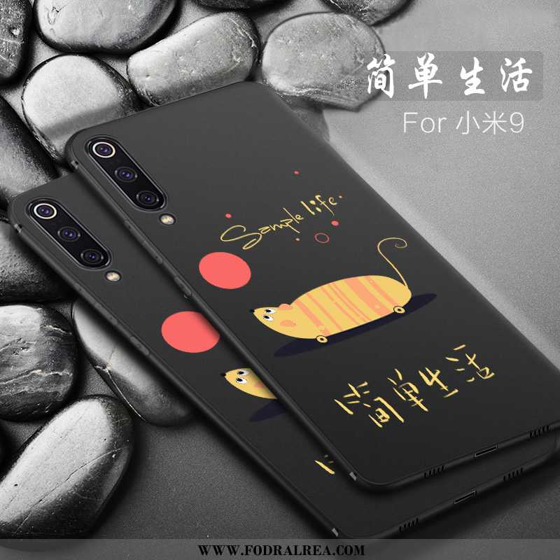 Skal Xiaomi Mi 9 Tunn Fallskydd Skal, Fodral Xiaomi Mi 9 Mjuk All Inclusive Svarta