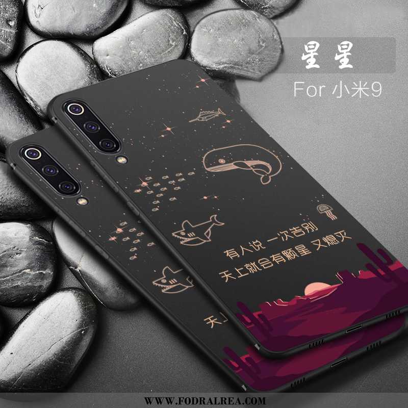 Skal Xiaomi Mi 9 Tunn Fallskydd Skal, Fodral Xiaomi Mi 9 Mjuk All Inclusive Svarta