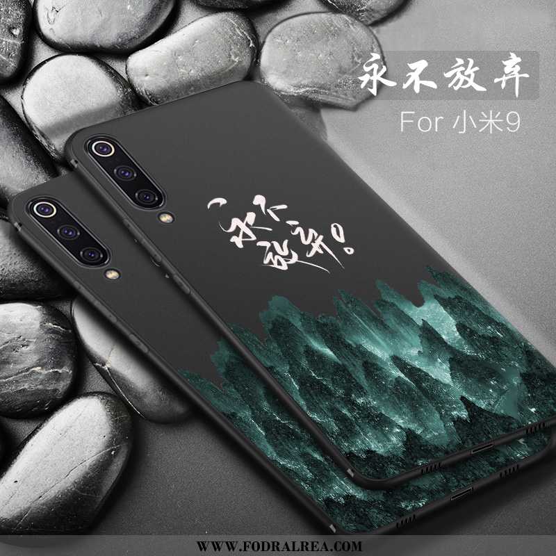 Skal Xiaomi Mi 9 Tunn Fallskydd Skal, Fodral Xiaomi Mi 9 Mjuk All Inclusive Svarta