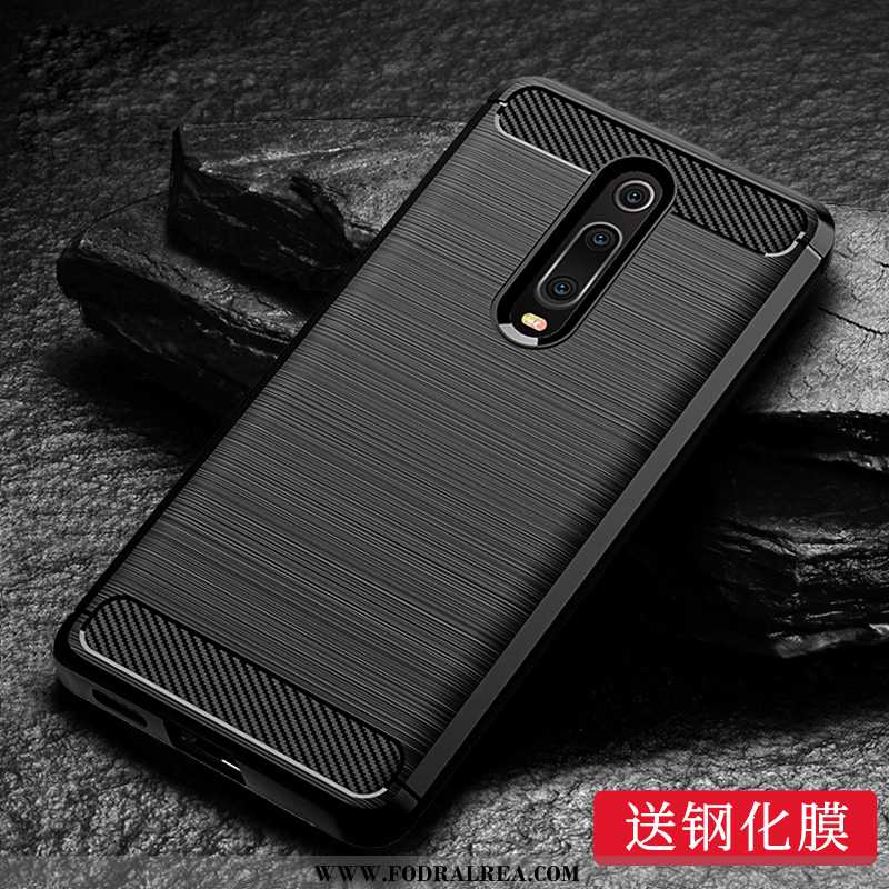 Skal Xiaomi Mi 9t Kreativa Mobil Telefon Net Red, Fodral Xiaomi Mi 9t Trend Svart Svarta