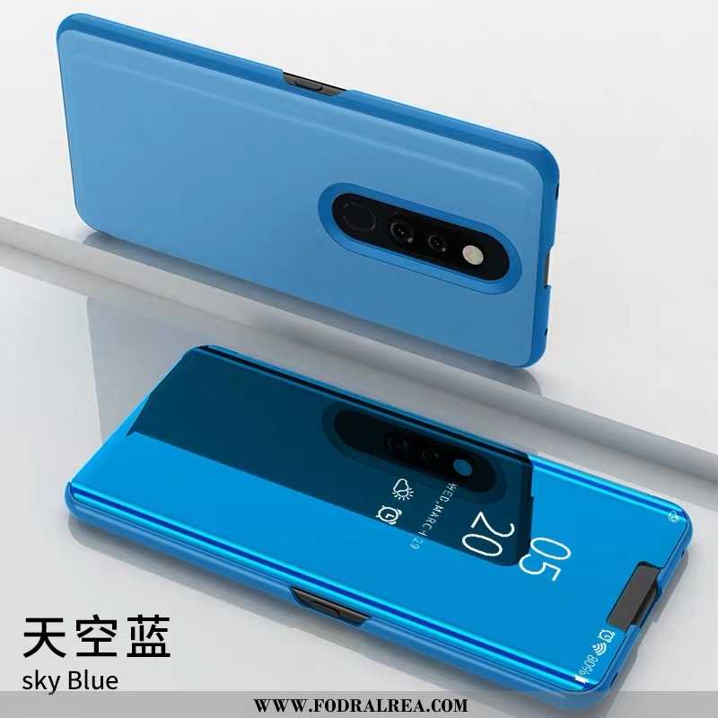 Skal Xiaomi Mi 9t Läderfodral Fallskydd Mobil Telefon, Fodral Xiaomi Mi 9t Trend Spegel Rosa