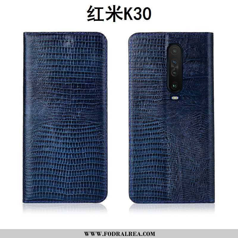 Skal Xiaomi Mi 9t Pro Läderfodral Clamshell Röd, Fodral Xiaomi Mi 9t Pro Äkta Läder Mobil Telefon Sv