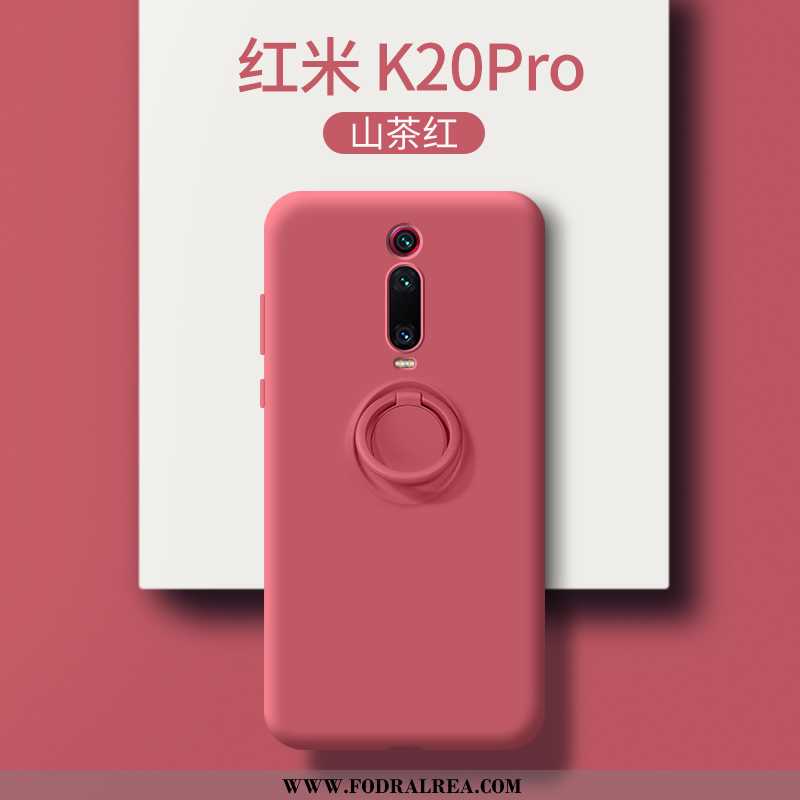 Skal Xiaomi Mi 9t Pro Silikon Röd Mobil Telefon, Fodral Xiaomi Mi 9t Pro Nubuck Trend Rosa