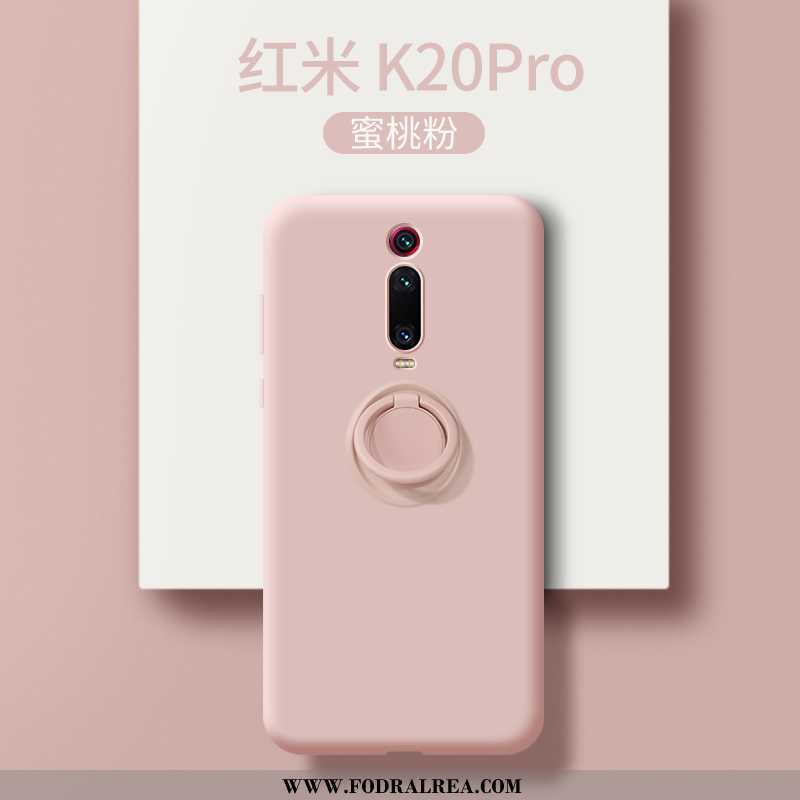 Skal Xiaomi Mi 9t Pro Silikon Röd Mobil Telefon, Fodral Xiaomi Mi 9t Pro Nubuck Trend Rosa