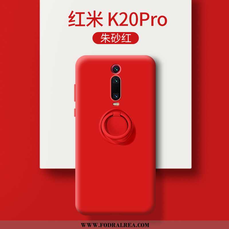 Skal Xiaomi Mi 9t Pro Silikon Röd Mobil Telefon, Fodral Xiaomi Mi 9t Pro Nubuck Trend Rosa