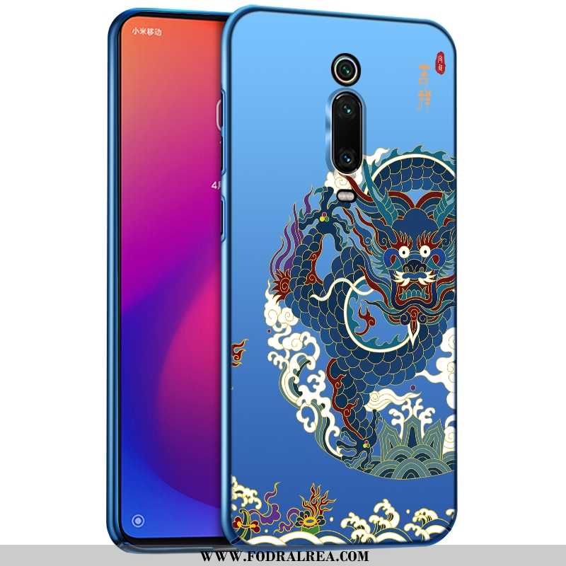 Skal Xiaomi Mi 9t Pro Silikon Röd Skal, Fodral Xiaomi Mi 9t Pro Skydd Super Blå