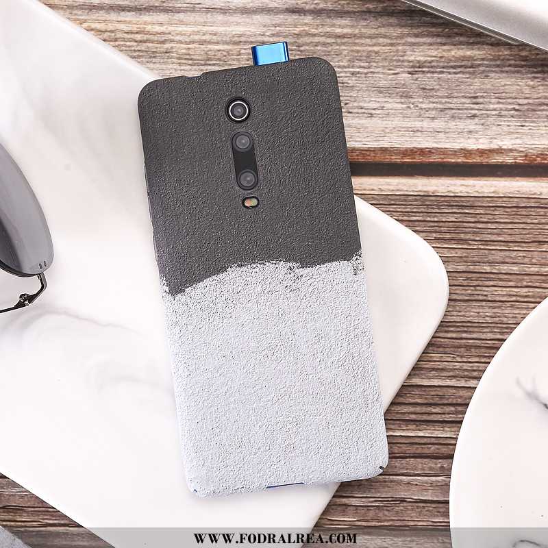 Skal Xiaomi Mi 9t Tunn Hård Personlighet, Fodral Xiaomi Mi 9t Nubuck Kreativa Blå