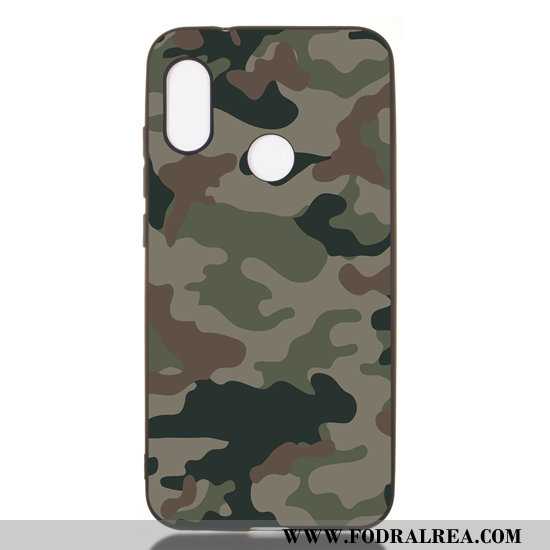 Skal Xiaomi Mi A2 Lite Mjuk Svart Skal, Fodral Xiaomi Mi A2 Lite Nubuck Mobil Telefon Svarta