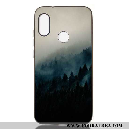 Skal Xiaomi Mi A2 Lite Mjuk Svart Skal, Fodral Xiaomi Mi A2 Lite Nubuck Mobil Telefon Svarta