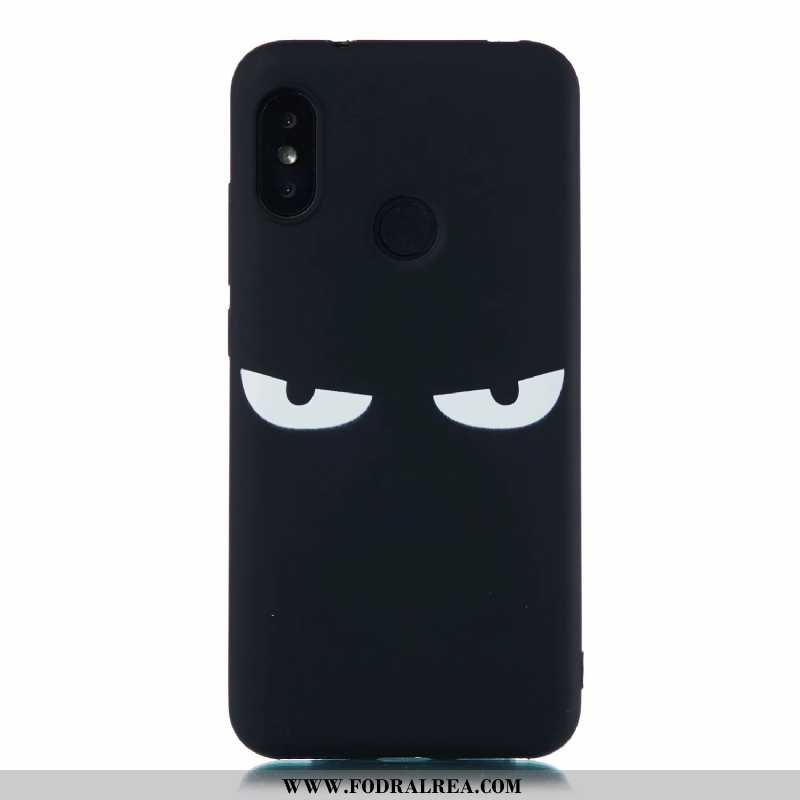 Skal Xiaomi Mi A2 Lite Mjuk Svart Skal, Fodral Xiaomi Mi A2 Lite Nubuck Mobil Telefon Svarta