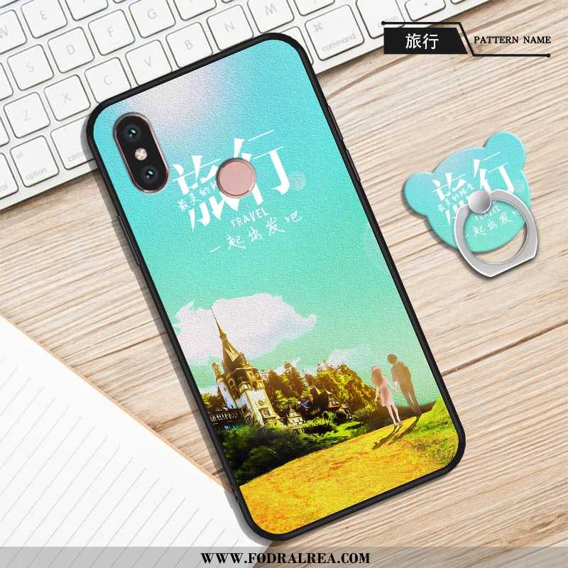 Skal Xiaomi Mi A2 Skydd Silikon Purpur, Fodral Xiaomi Mi A2 Personlighet All Inclusive Lila