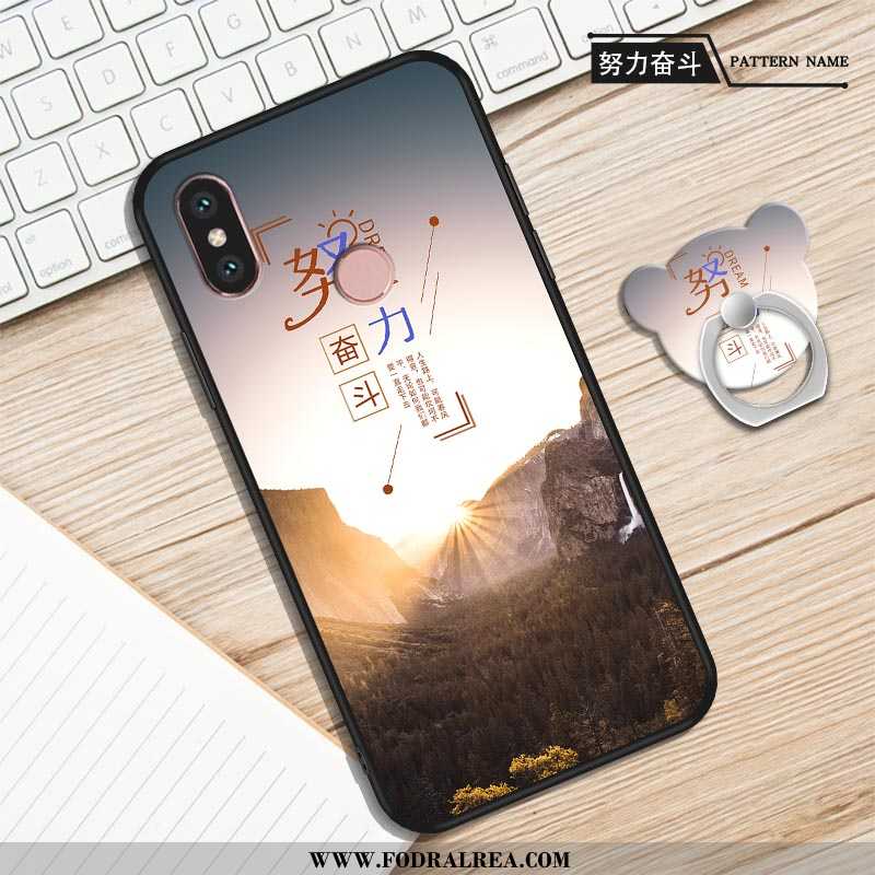 Skal Xiaomi Mi A2 Skydd Silikon Purpur, Fodral Xiaomi Mi A2 Personlighet All Inclusive Lila