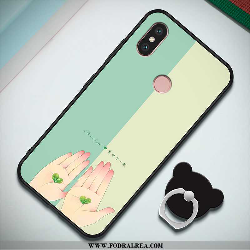 Skal Xiaomi Mi A2 Skydd Tecknat Mjuk, Fodral Xiaomi Mi A2 Personlighet Rosa