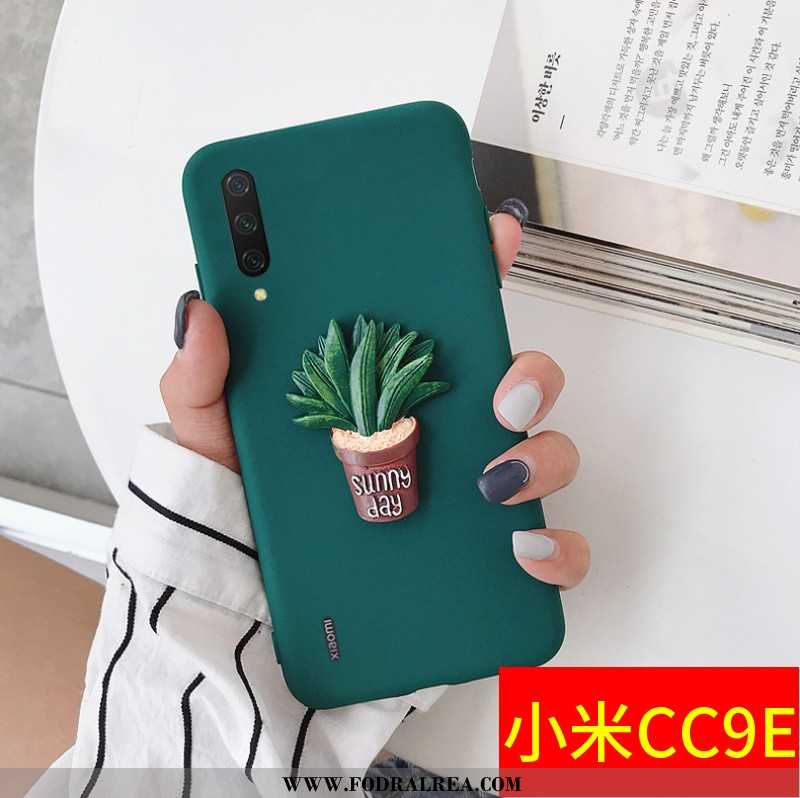 Skal Xiaomi Mi A3 Silikon Mjuk Skal, Fodral Xiaomi Mi A3 Skydd Mörkgrön Grön