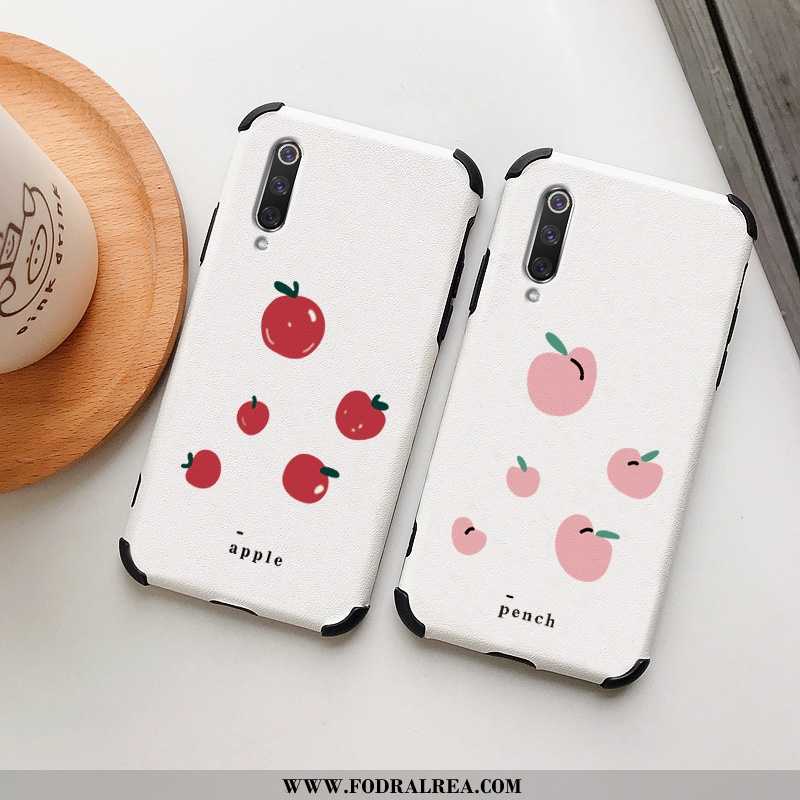 Skal Xiaomi Mi A3 Transparent Tecknat Mönster, Fodral Xiaomi Mi A3 Personlighet Rosa