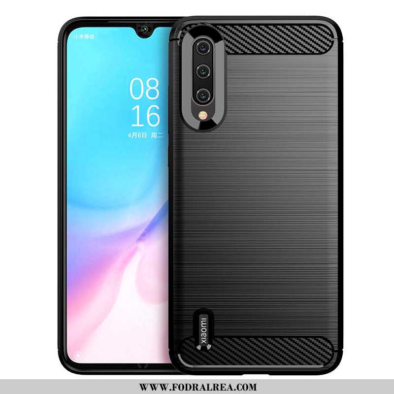 Skal Xiaomi Mi A3 Trend Nubuck Svart, Fodral Xiaomi Mi A3 Mjuk Kreativa Svarta