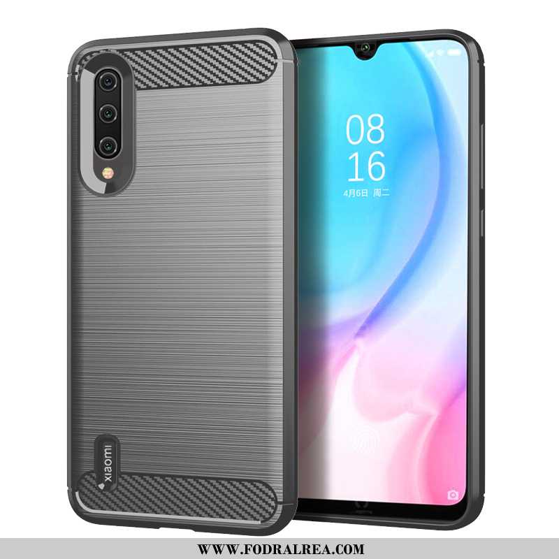 Skal Xiaomi Mi A3 Trend Nubuck Svart, Fodral Xiaomi Mi A3 Mjuk Kreativa Svarta