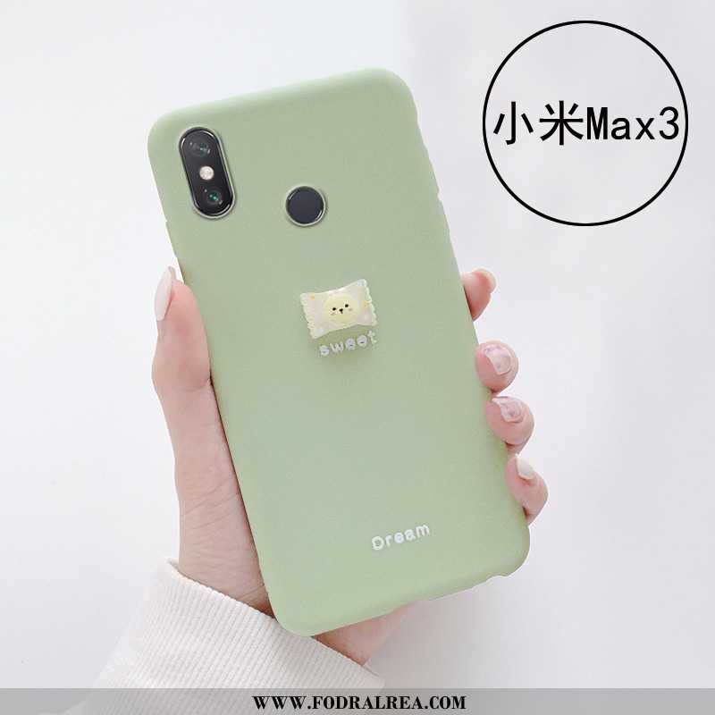 Skal Xiaomi Mi Max 3 Silikon Liten Rosa, Fodral Xiaomi Mi Max 3 Mjuk Kyla Rosa