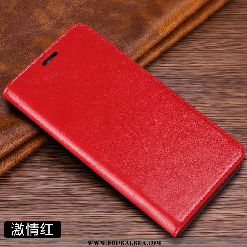 Skal Xiaomi Mi Max 3 Trend Brun Liten, Fodral Xiaomi Mi Max 3 Läderfodral Faldigt