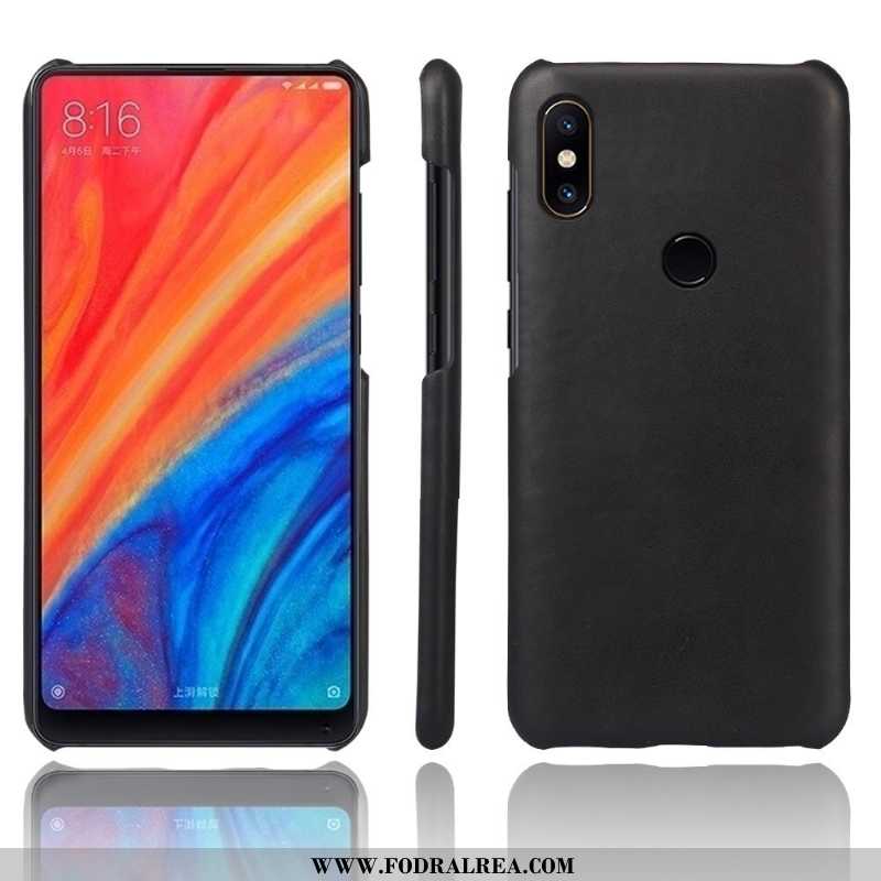 Skal Xiaomi Mi Mix 2s Läder Business Fallskydd, Fodral Xiaomi Mi Mix 2s Skydd Grå