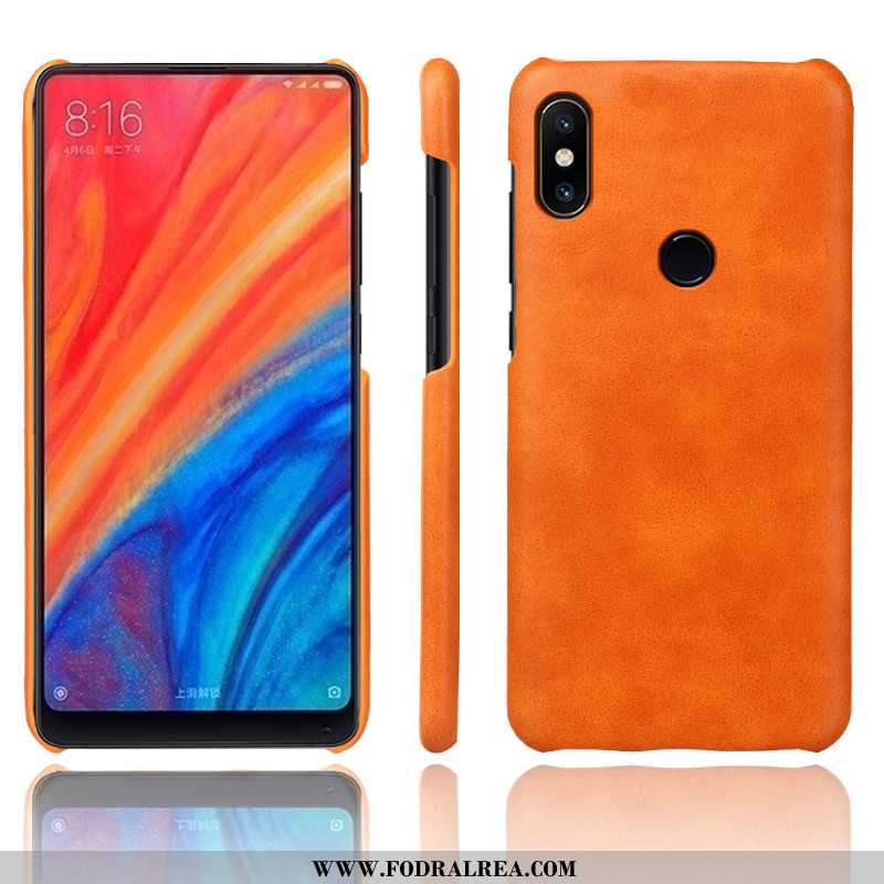 Skal Xiaomi Mi Mix 2s Läder Business Fallskydd, Fodral Xiaomi Mi Mix 2s Skydd Grå