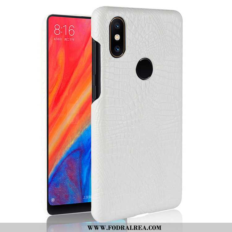 Skal Xiaomi Mi Mix 2s Läder Liten Fallskydd, Fodral Xiaomi Mi Mix 2s Mönster Kvalitet Svarta