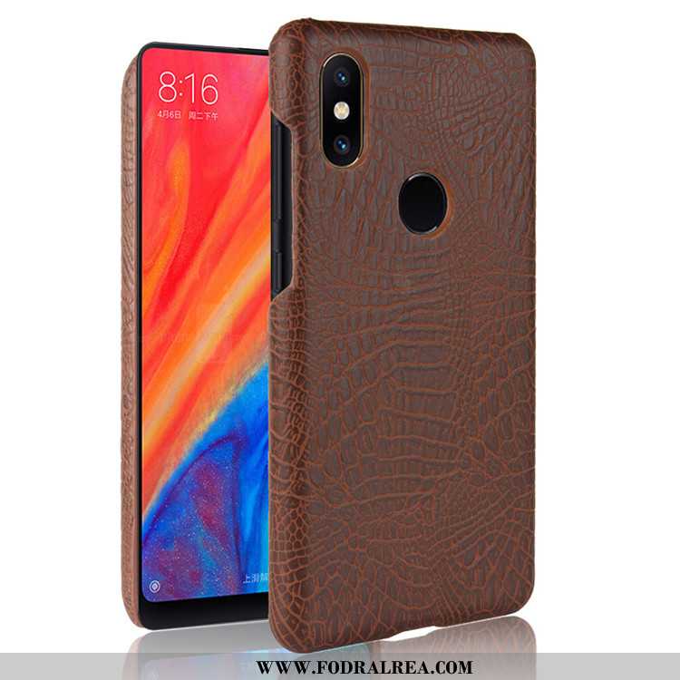 Skal Xiaomi Mi Mix 2s Läder Liten Fallskydd, Fodral Xiaomi Mi Mix 2s Mönster Kvalitet Svarta