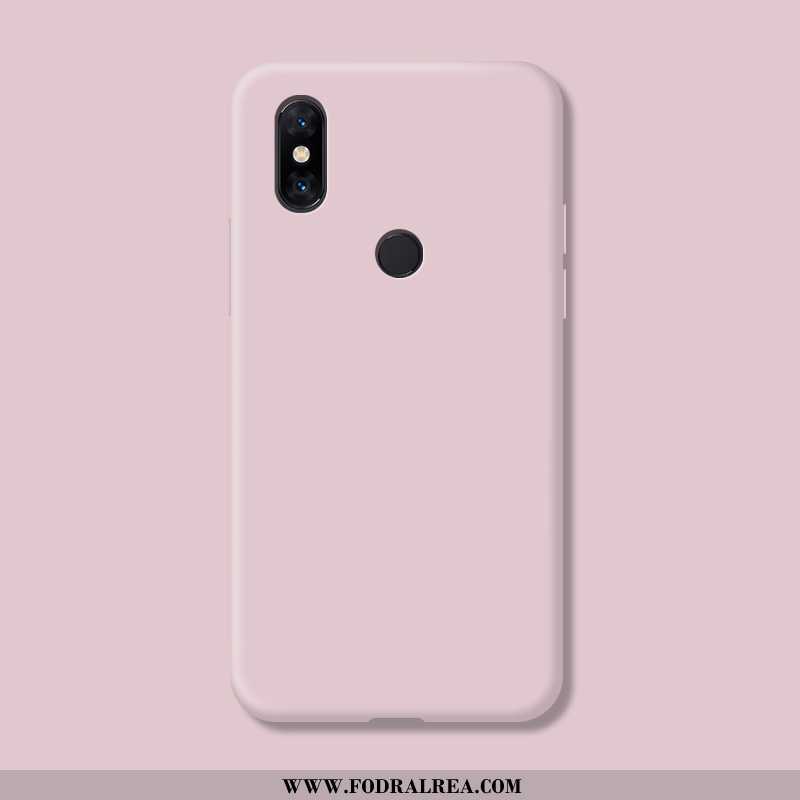 Skal Xiaomi Mi Mix 3 Kreativa Nubuck Skal, Fodral Xiaomi Mi Mix 3 Trend Transparent Rosa