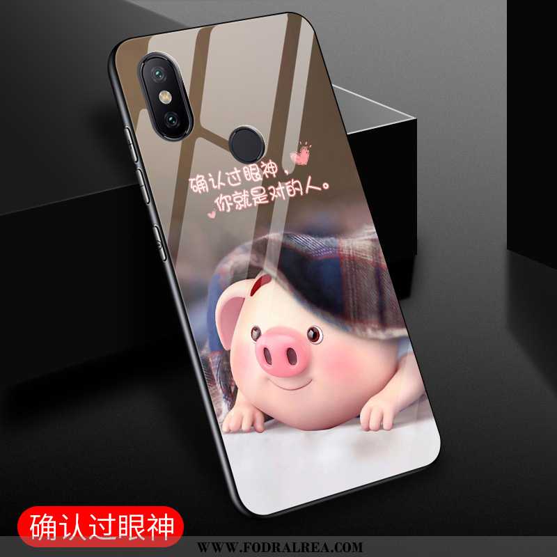 Skal Xiaomi Mi Mix 3 Silikon Personlighet Fodral, Fodral Xiaomi Mi Mix 3 Skydd Tecknat Svarta