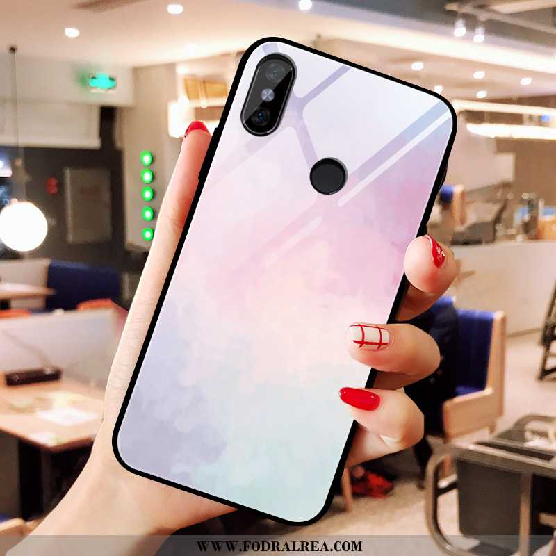 Skal Xiaomi Mi Mix 3 Trend Kreativa Högt Utbud, Fodral Xiaomi Mi Mix 3 Glas Mobil Telefon Rosa