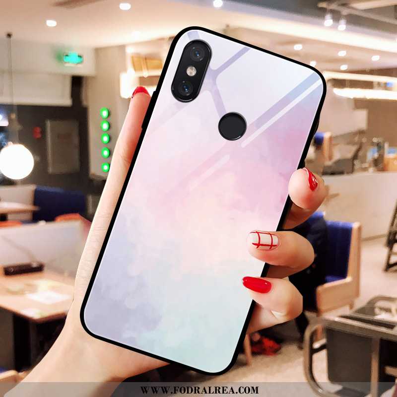 Skal Xiaomi Mi Mix 3 Trend Kreativa Högt Utbud, Fodral Xiaomi Mi Mix 3 Glas Mobil Telefon Rosa