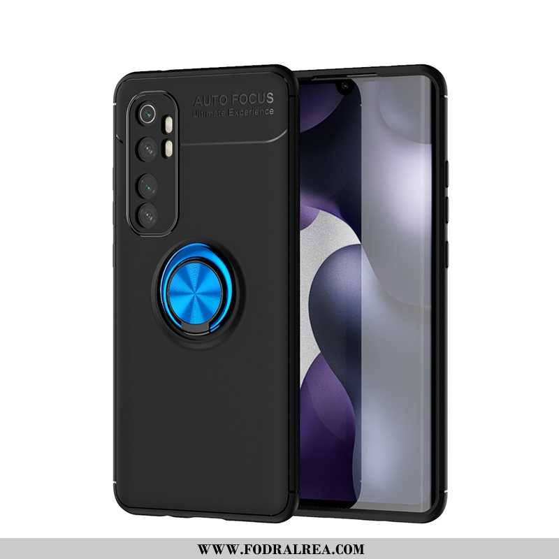 Skal Xiaomi Mi Note 10 Lite Mode Ring Svart, Fodral Xiaomi Mi Note 10 Lite Nubuck Svarta