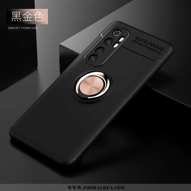 Skal Xiaomi Mi Note 10 Lite Mode Ring Svart, Fodral Xiaomi Mi Note 10 Lite Nubuck Svarta