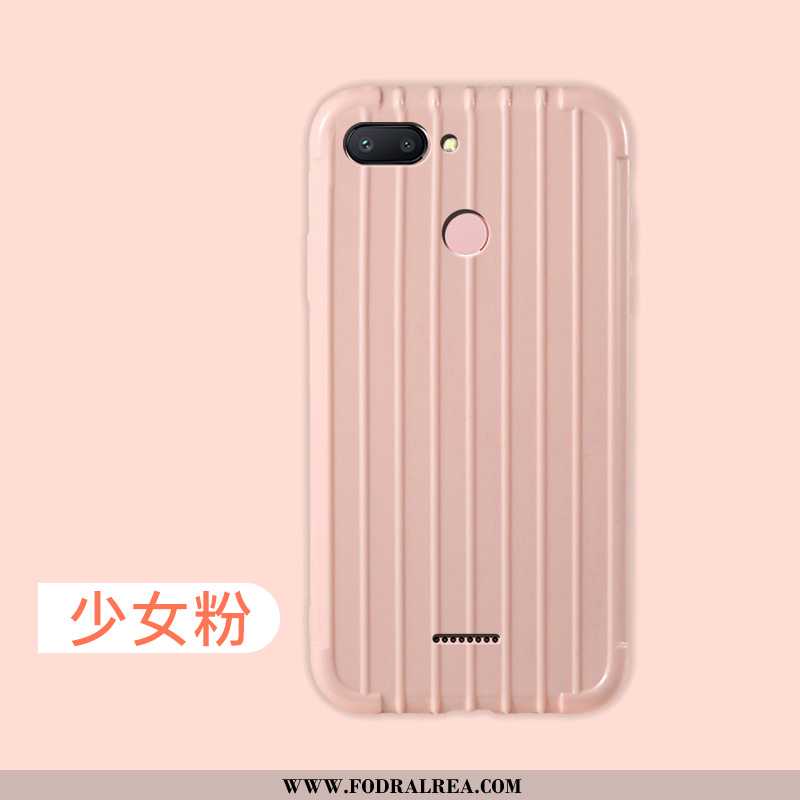 Skal Xiaomi Redmi 6 Mjuk Personlighet Skal, Fodral Xiaomi Redmi 6 Silikon Skydd Röd