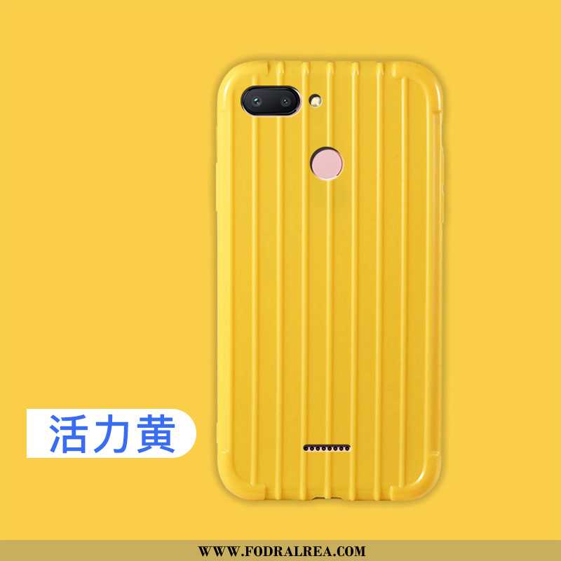 Skal Xiaomi Redmi 6 Mjuk Personlighet Skal, Fodral Xiaomi Redmi 6 Silikon Skydd Röd