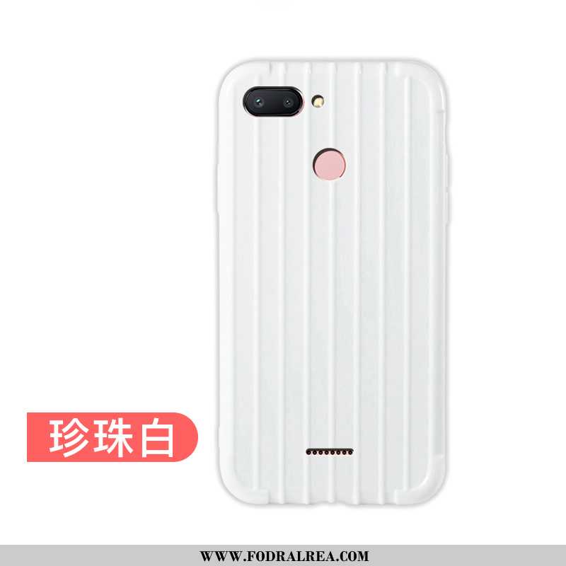 Skal Xiaomi Redmi 6 Mjuk Personlighet Skal, Fodral Xiaomi Redmi 6 Silikon Skydd Röd