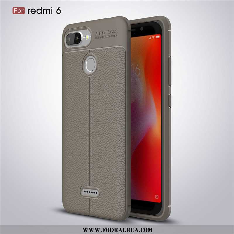 Skal Xiaomi Redmi 6 Mode Trend Liten, Fodral Xiaomi Redmi 6 Läder Super Svarta