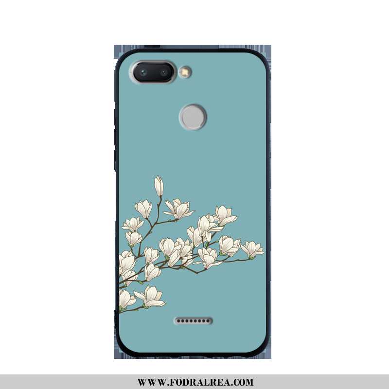 Skal Xiaomi Redmi 6 Nubuck Trend Skal, Fodral Xiaomi Redmi 6 Personlighet All Inclusive Blå