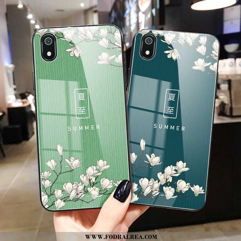 Skal Xiaomi Redmi 7a Kreativa Fallskydd Par, Fodral Xiaomi Redmi 7a Skydd All Inclusive Grön