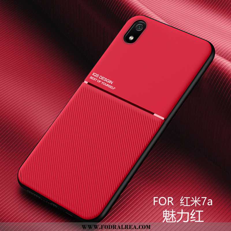 Skal Xiaomi Redmi 7a Skydd Enkel Bil, Fodral Xiaomi Redmi 7a Personlighet Kreativa Röd