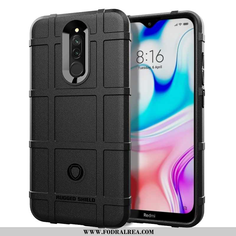 Skal Xiaomi Redmi 8 Personlighet Grön Nubuck, Fodral Xiaomi Redmi 8 Kreativa Net Red