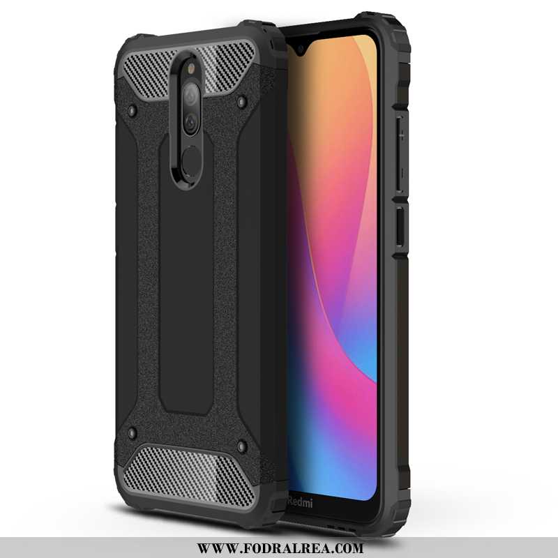 Skal Xiaomi Redmi 8 Silikon Fallskydd, Fodral Xiaomi Redmi 8 Skydd All Inclusive Blå