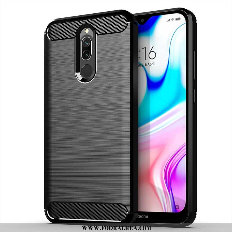 Skal Xiaomi Redmi 8 Silikon Röd All Inclusive, Fodral Xiaomi Redmi 8 Skydd Trend Grå