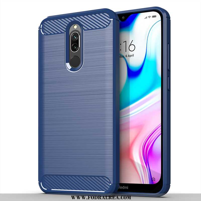 Skal Xiaomi Redmi 8 Silikon Röd All Inclusive, Fodral Xiaomi Redmi 8 Skydd Trend Grå