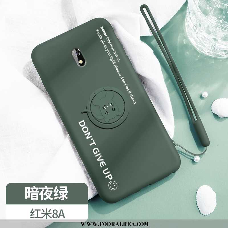 Skal Xiaomi Redmi 8a Kreativa Support Grön, Fodral Xiaomi Redmi 8a Tecknat Magnetic Grön