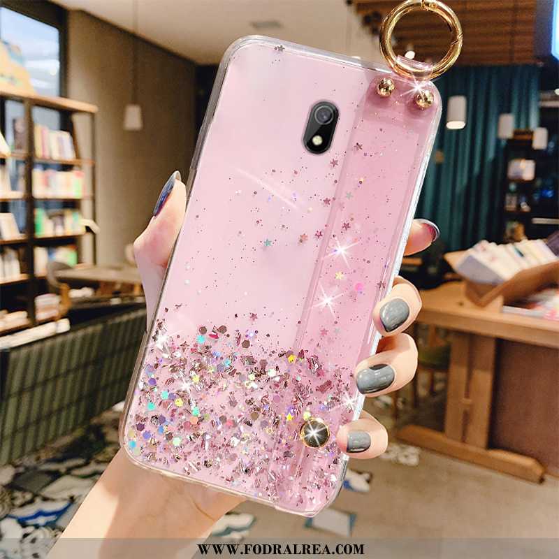 Skal Xiaomi Redmi 8a Lyxiga Mjuk Support, Fodral Xiaomi Redmi 8a Transparent Rosa