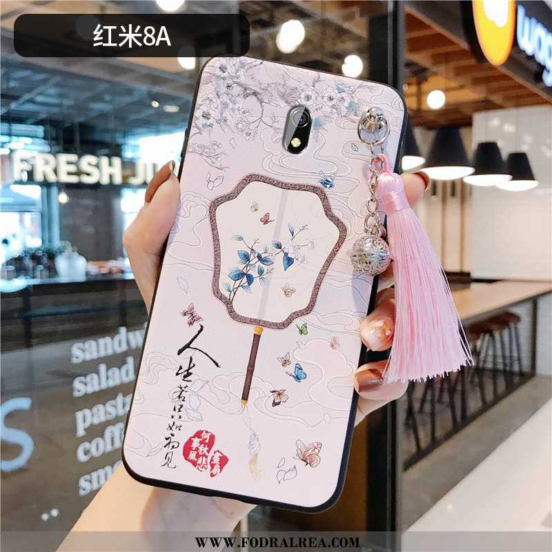 Skal Xiaomi Redmi 8a Nubuck Rosa Mjuk, Fodral Xiaomi Redmi 8a Personlighet Kreativa