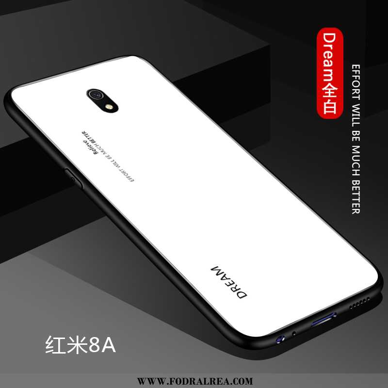 Skal Xiaomi Redmi 8a Silikon Super Enkel, Fodral Xiaomi Redmi 8a Skydd Anpassa Vita