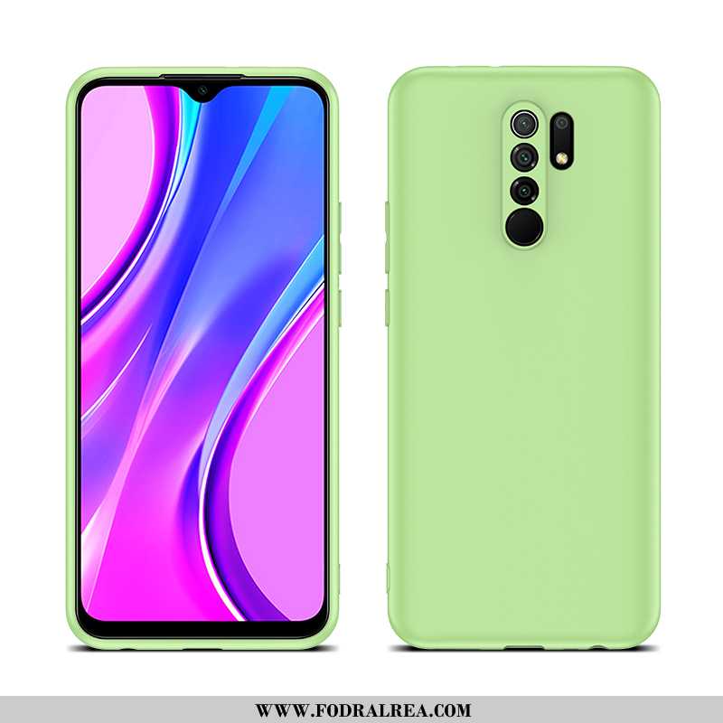 Skal Xiaomi Redmi 9 Silikon Mjuk Fodral, Fodral Xiaomi Redmi 9 Skydd Nubuck Svarta